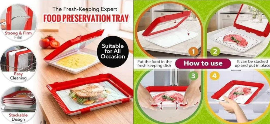 Vacuum Food Preservation Tray