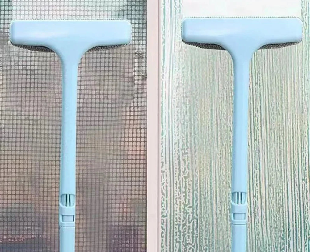 Window net brush cleaner