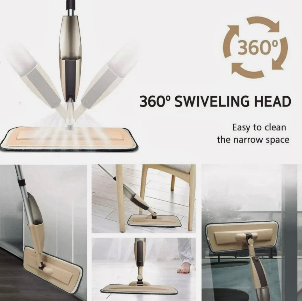 Foldable Floor Mop-With Spray