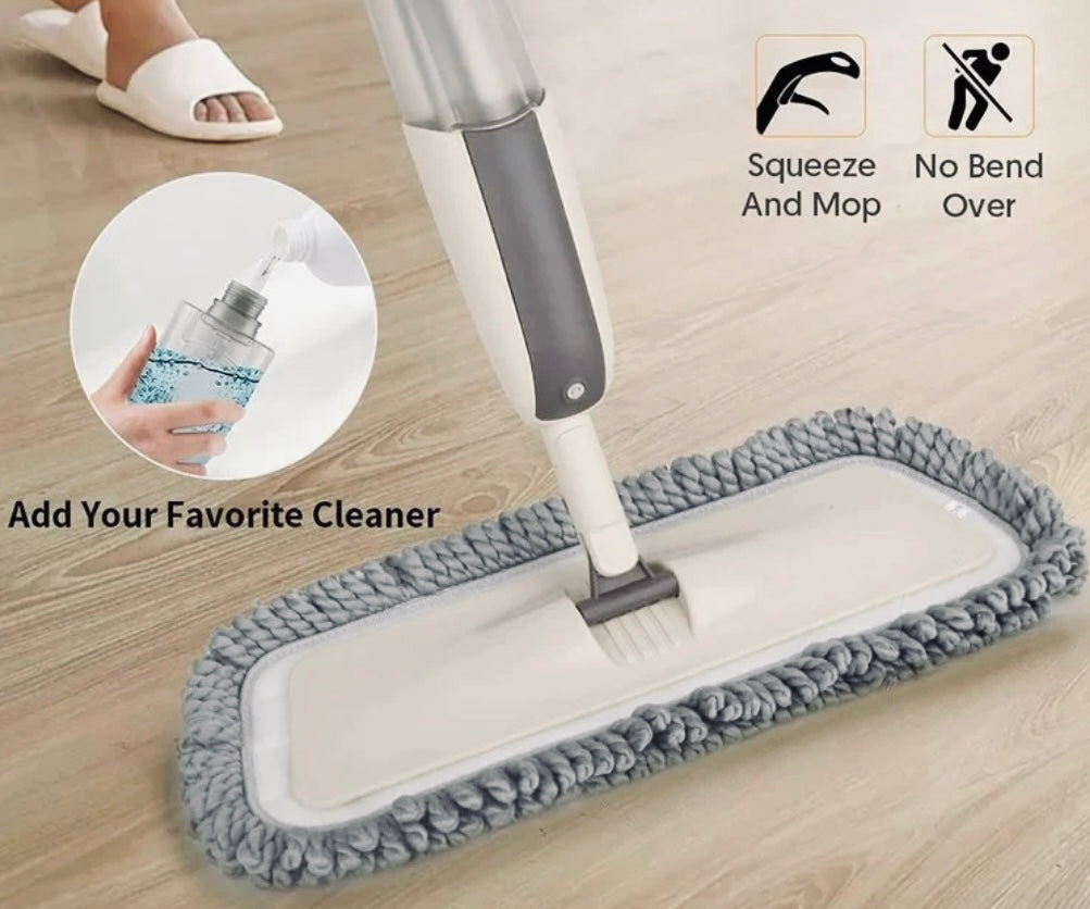 Foldable Floor Mop-With Spray